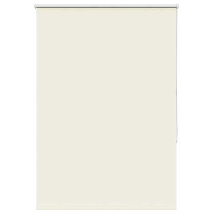 Roller Blind Blackout Off White 105x130 cm Fabric Width 100.7 cm Polyester