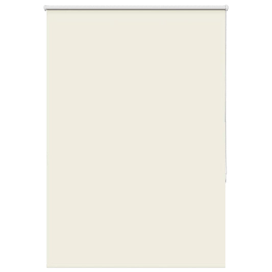 Roller Blind Blackout Off White 110x130 cm Fabric Width 105.7 cm Polyester