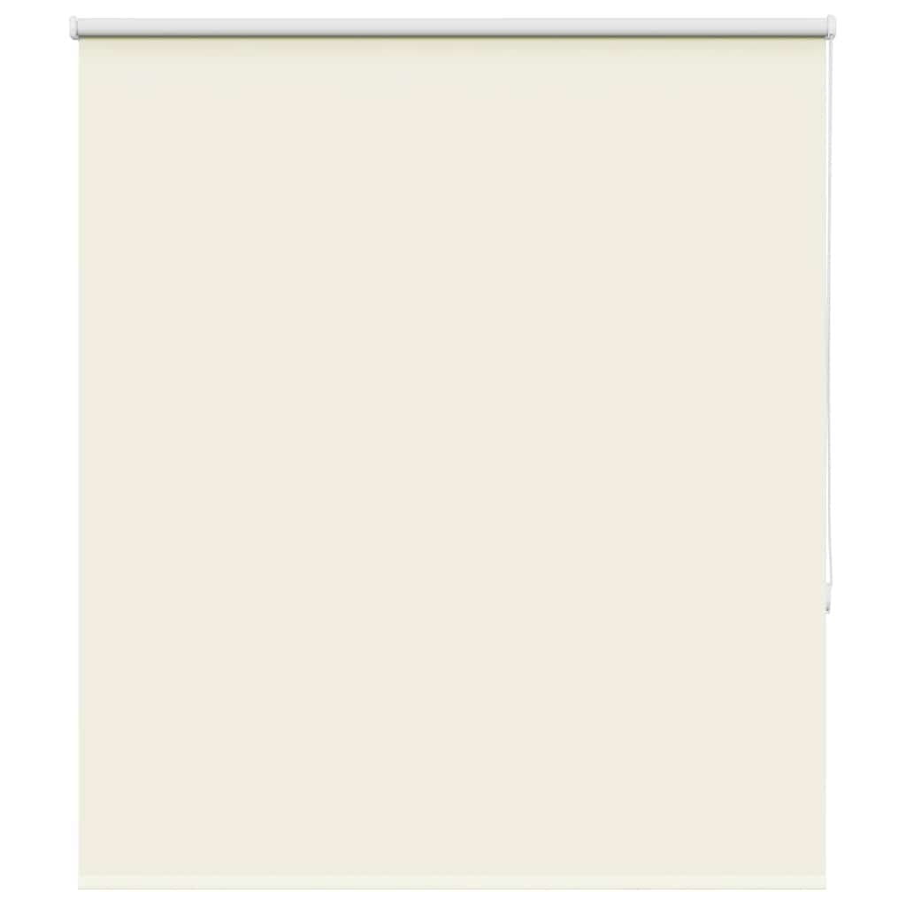 Roller Blind Blackout Off White 130x130 cm Fabric Width 126.6 cm Polyester