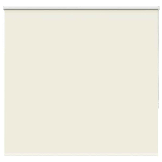 Roller Blind Blackout Off White 150x130 cm Fabric Width 146.6 cm Polyester