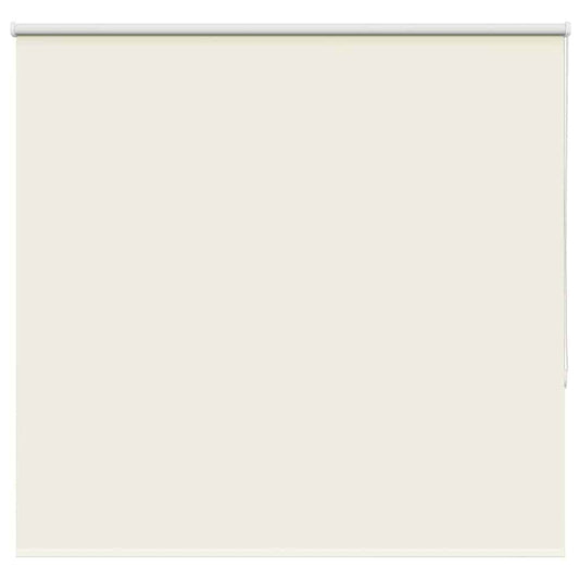 Roller Blind Blackout Off White 160x130 cm Fabric Width 156.6 cm Polyester