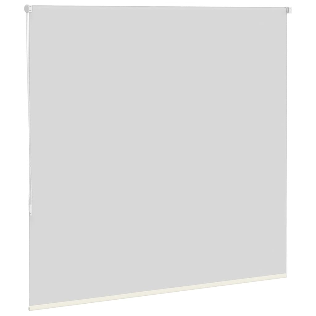 Roller Blind Blackout Off White 165x130 cm Fabric Width 161.6 cm Polyester