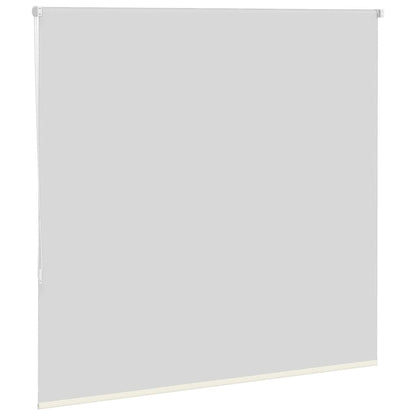 Roller Blind Blackout Off White 165x130 cm Fabric Width 161.6 cm Polyester