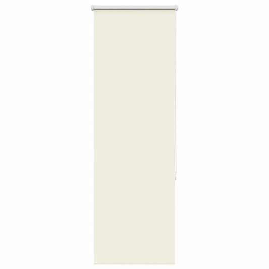 Roller Blind Blackout Off White 55x150 cm Fabric Width 50.7 cm Polyester