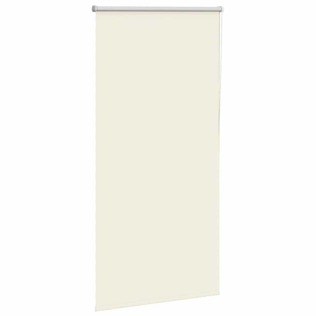 Roller Blind Blackout Off White 80x150 cm Fabric Width 75.7 cm Polyester