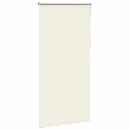 Roller Blind Blackout Off White 80x150 cm Fabric Width 75.7 cm Polyester