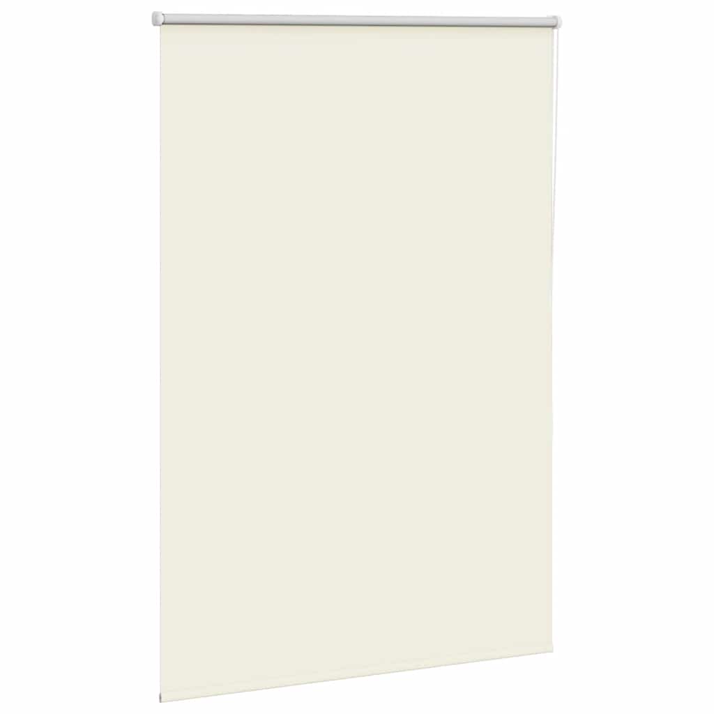 Roller Blind Blackout Off White 115x150 cm Fabric Width 110.7 cm Polyester