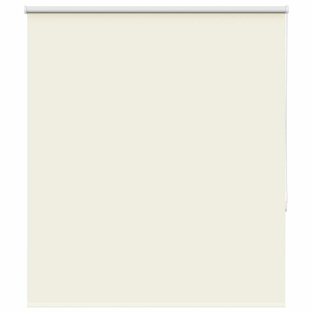 Roller Blind Blackout Off White 125x150 cm Fabric Width 121.6 cm Polyester