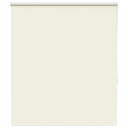 Roller Blind Blackout Off White 125x150 cm Fabric Width 121.6 cm Polyester