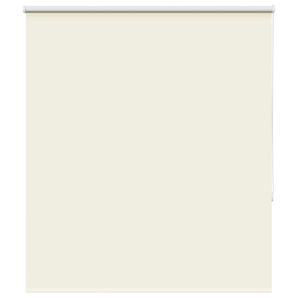 Roller Blind Blackout Off White 130x150 cm Fabric Width 126.6 cm Polyester