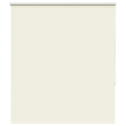 Roller Blind Blackout Off White 130x150 cm Fabric Width 126.6 cm Polyester