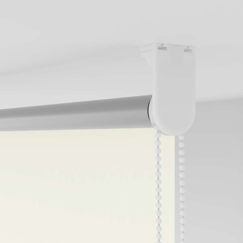 Roller Blind Blackout Off White 130x150cm Fabric Width 126.6cm