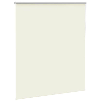 Roller Blind Blackout Off White 130x150 cm Fabric Width 126.6 cm Polyester