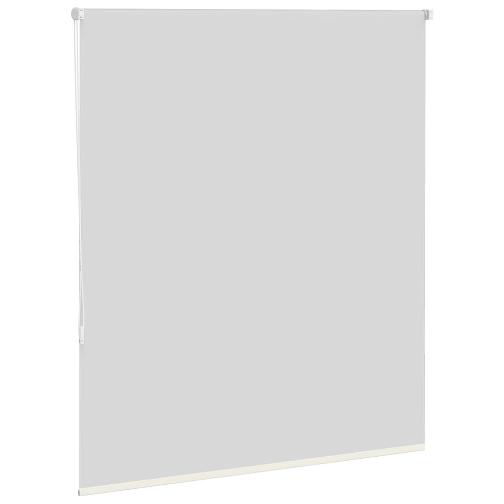 Roller Blind Blackout Off White 130x150 cm Fabric Width 126.6 cm Polyester