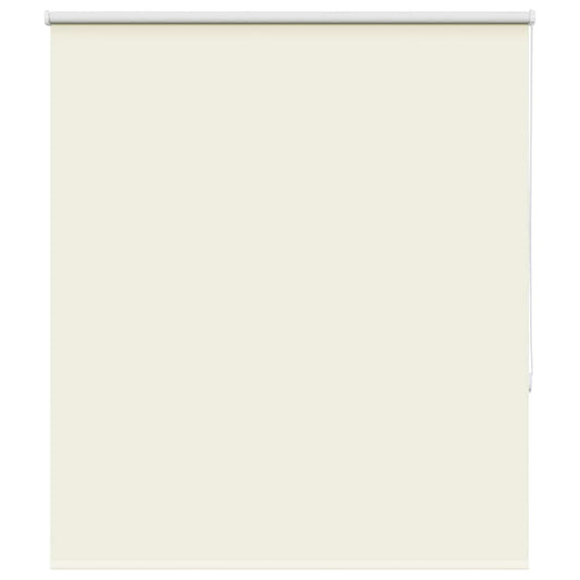 Roller Blind Blackout Off White 140x150 cm Fabric Width 136.6 cm Polyester