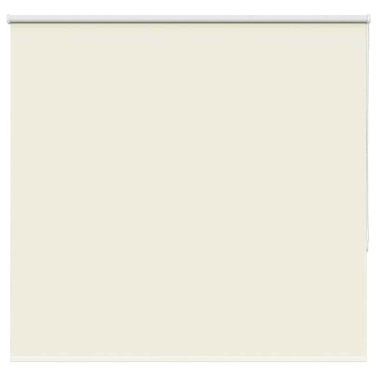 Roller Blind Blackout Off White 150x150 cm Fabric Width 146.6 cm Polyester