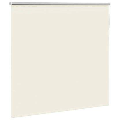Roller Blind Blackout Off White 165x150 cm Fabric Width 161.6 cm Polyester