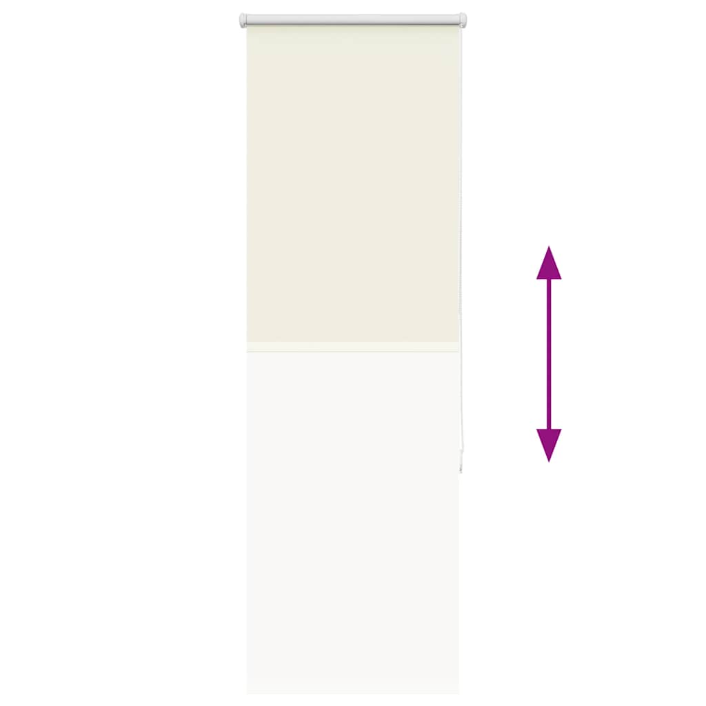 Roller Blind Blackout Off White 60x175 cm Fabric Width 55,7 cm Polyester