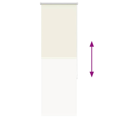 Roller Blind Blackout Off White 60x175 cm Fabric Width 55,7 cm Polyester