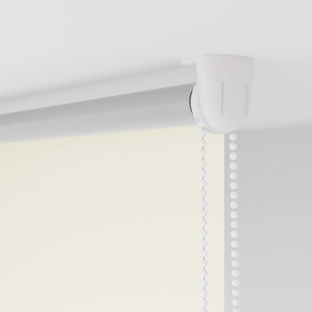 Roller Blind Blackout Off White 70x175 cm Fabric Width 65.7 cm