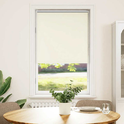 Roller Blind Blackout Off White 75x175 cm Fabric Width 70.7 cm Polyester
