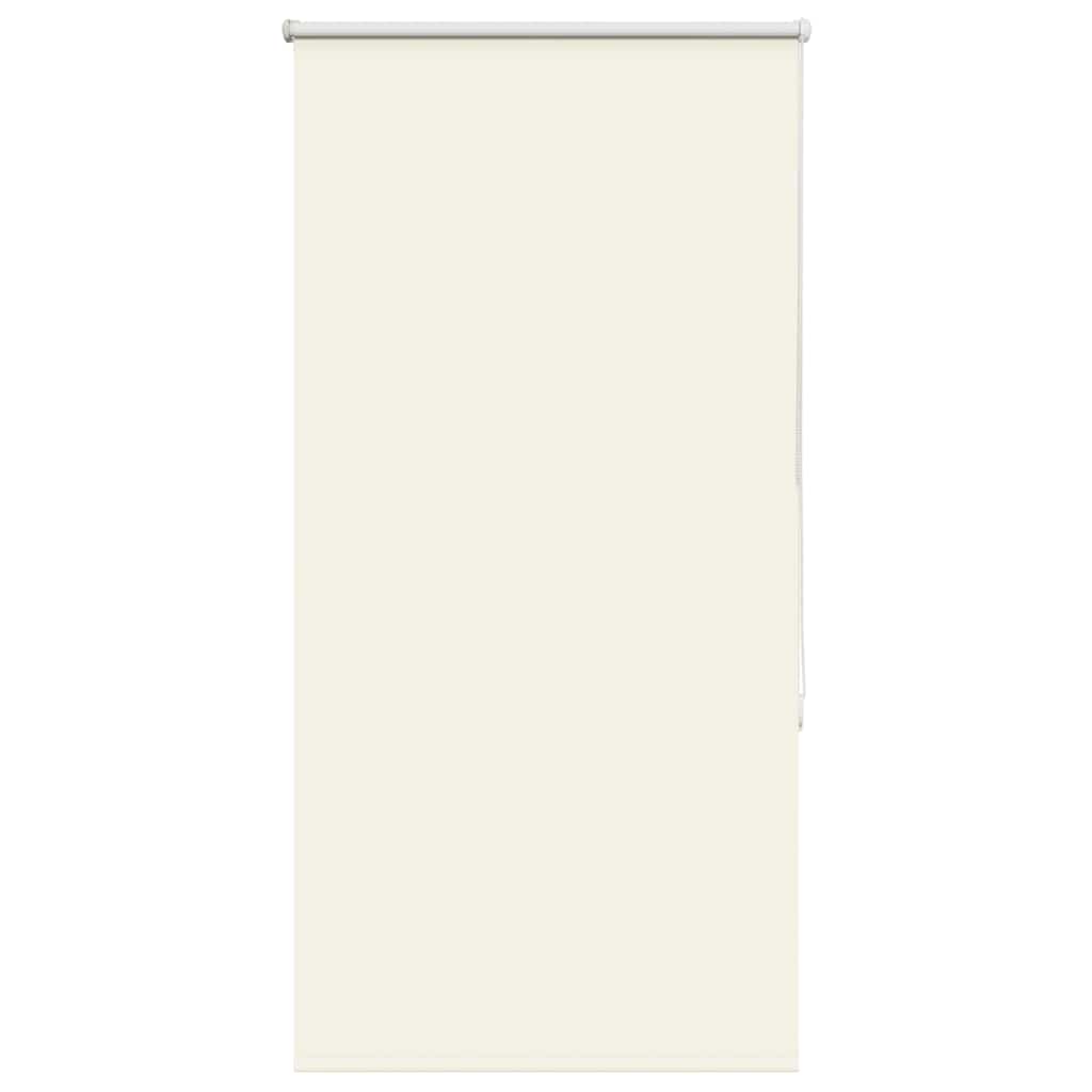 Roller Blind Blackout Off White 85x175 cm Fabric Width 80.7 cm Polyester