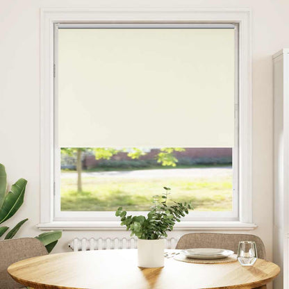 Roller Blind Blackout Off White 90x175 cm Fabric Width 85.7 cm Polyester