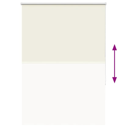 Roller Blind Blackout Off White 105x175 cm Fabric Width 100.7 cm Polyester