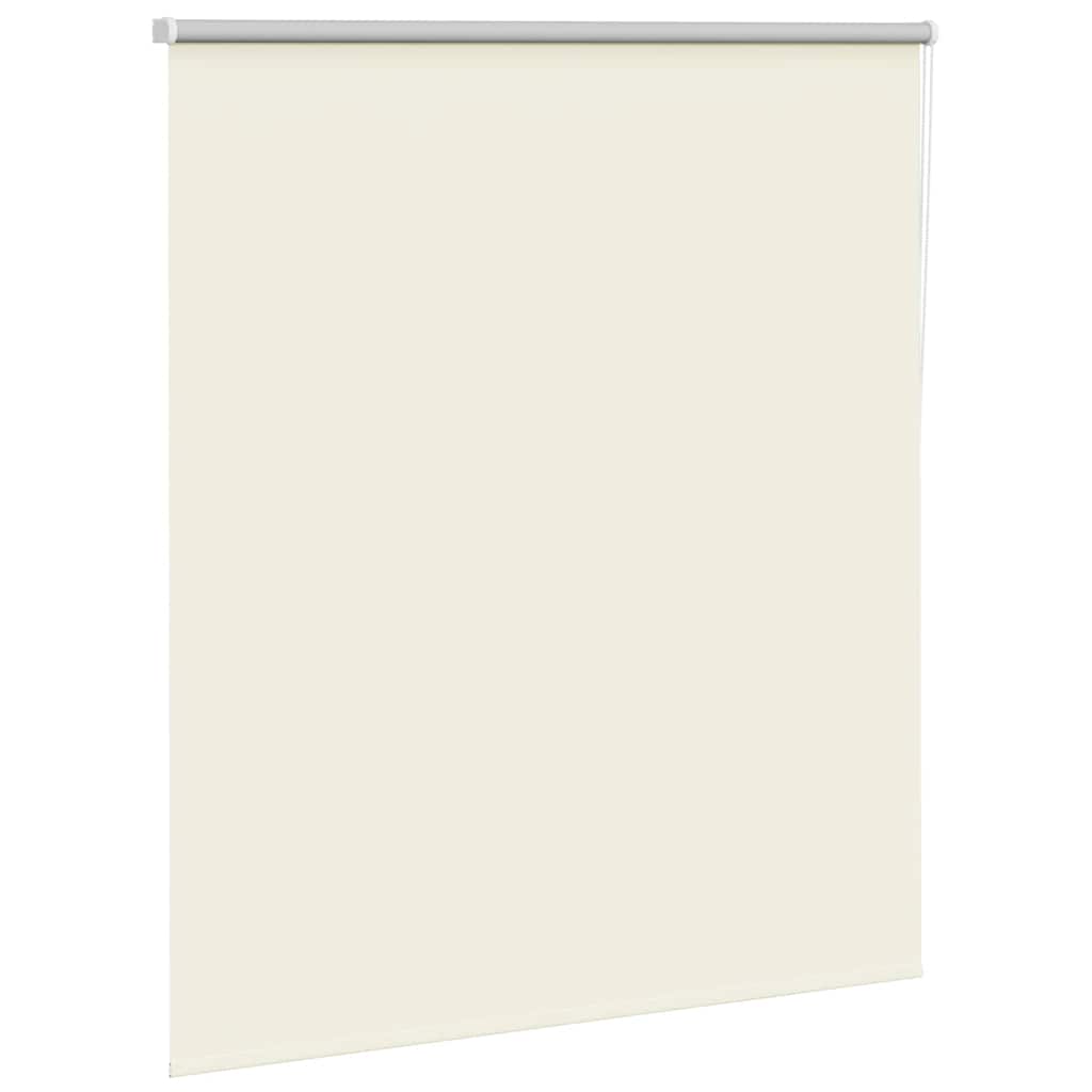 Roller Blind Blackout Off White 125x175 cm Fabric Width 121.6 cm Polyester