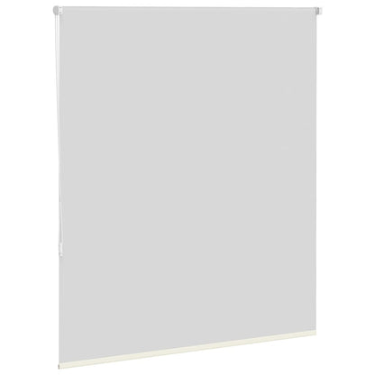Roller Blind Blackout Off White 125x175 cm Fabric Width 121.6 cm Polyester
