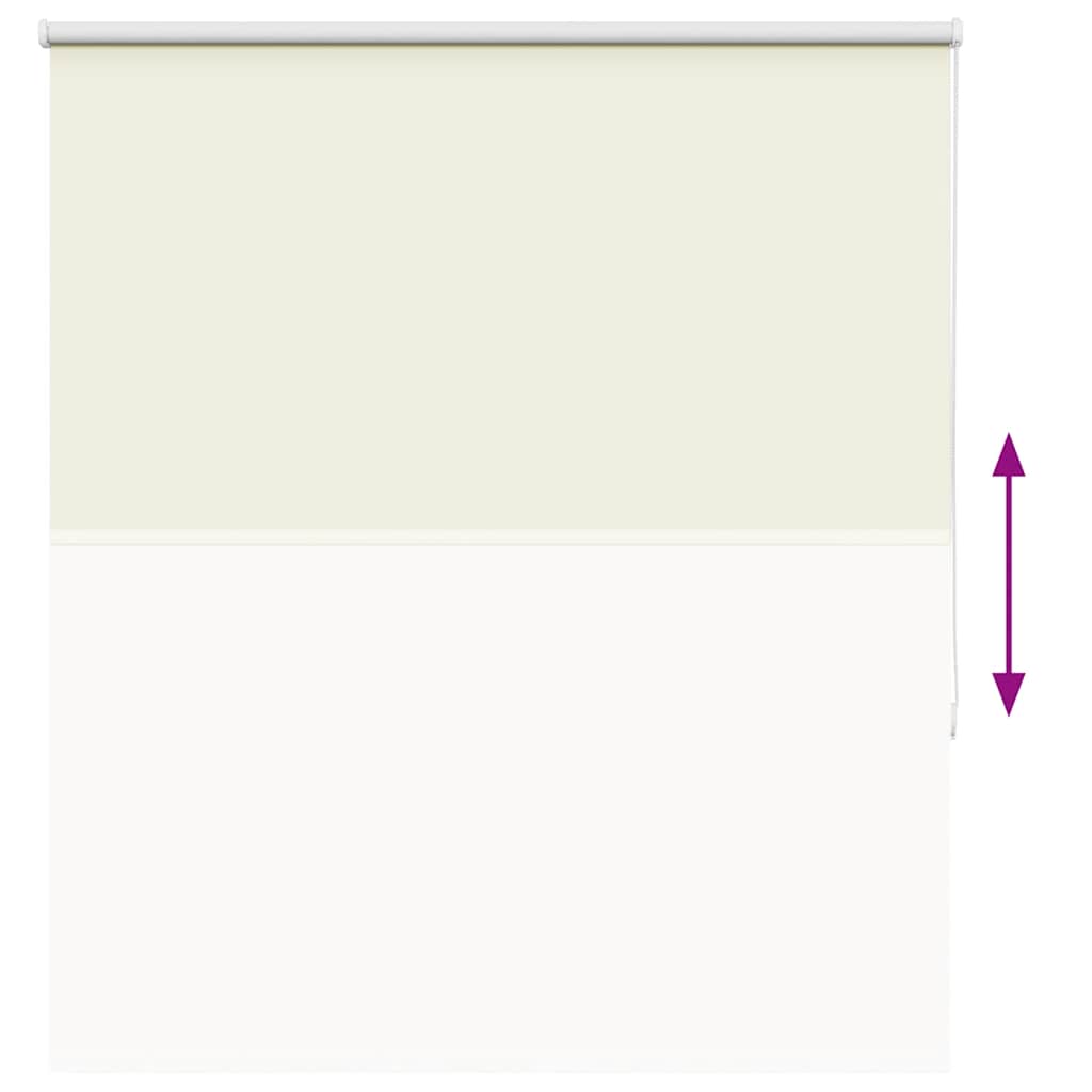 Roller Blind Blackout Off White 125x175 cm Fabric Width 121.6 cm Polyester