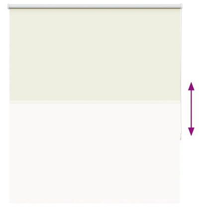 Roller Blind Blackout Off White 125x175 cm Fabric Width 121.6 cm Polyester