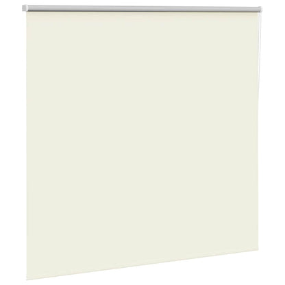 Roller Blind Blackout Off White 150x175 cm Fabric Width 146.6 cm Polyester