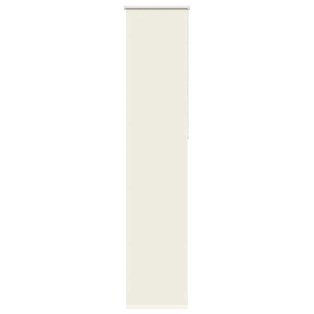 Roller Blind Blackout Off White 50x210 cm Fabric Width 45.7 cm Polyester