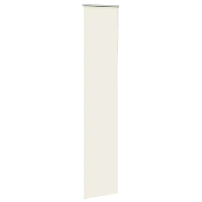 Roller Blind Blackout Off White 50x210 cm Fabric Width 45.7 cm Polyester