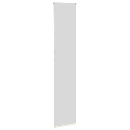 Roller Blind Blackout Off White 50x210 cm Fabric Width 45.7 cm Polyester