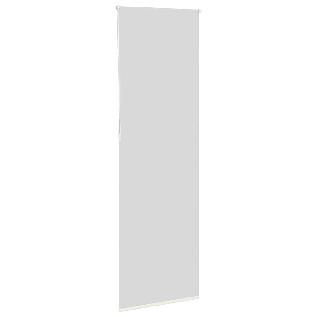 Roller Blind Blackout Off White 75x210 cm Fabric Width 70.7 cm Polyester