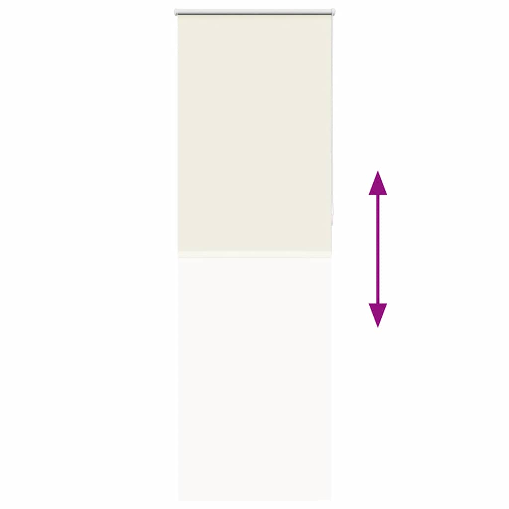 Roller Blind Blackout Off White 80x210 cm Fabric Width 75.7 cm Polyester