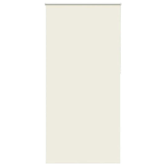 Roller Blind Blackout Off White 90x210 cm Fabric Width 85.7 cm Polyester