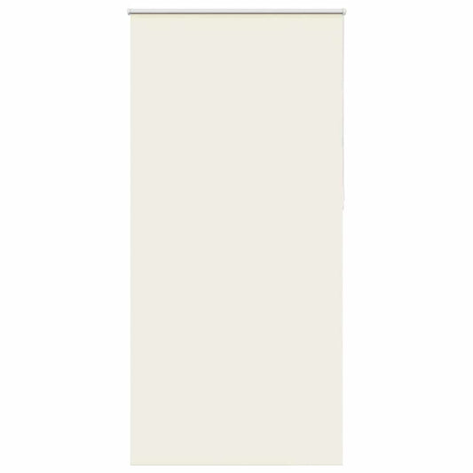 Roller Blind Blackout Off White 105x210 cm Fabric Width 100.7 cm Polyester