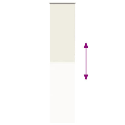 Roller Blind Blackout Off White 45x230 cm Fabric Width 40.7 cm Polyester