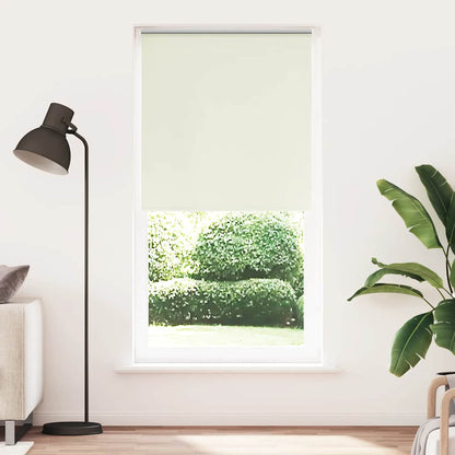 Roller Blind Blackout Off White 90x230 cm Fabric Width 85,7 cm Polyester