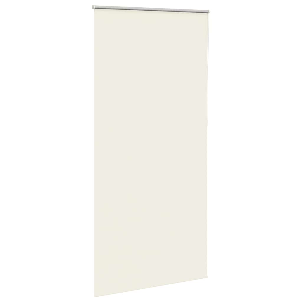 Roller Blind Blackout Off White 95x230 cm Fabric Width 90,7 cm Polyester