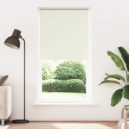 Roller Blind Blackout Off White 95x230 cm Fabric Width 90,7 cm Polyester