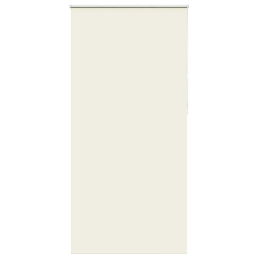 Roller Blind Blackout Off White 110x230 cm Fabric Width 105,7 cm Polyester