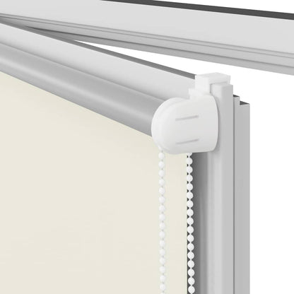 Roller Blind Blackout Off White 110x230 cm Fabric Width 105,7 cm Polyester