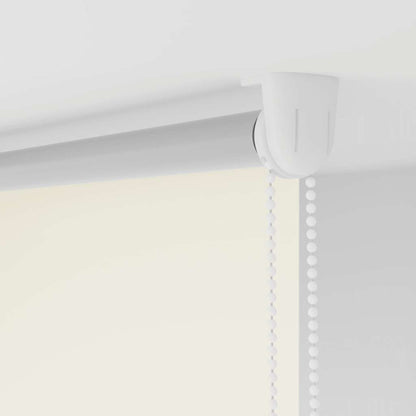 Roller Blind Blackout Off White 110x230 cm Fabric Width 105,7 cm Polyester