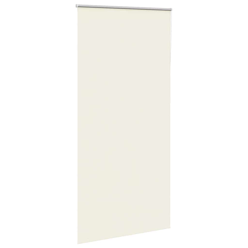 Roller Blind Blackout Off White 115x230 cm Fabric Width 110,7 cm Polyester