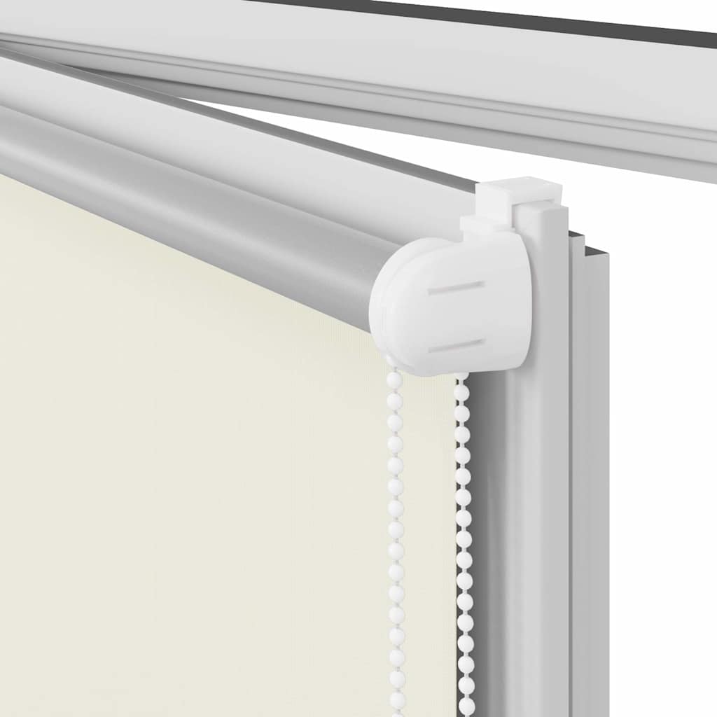 Roller Blind Blackout Off White 115x230 cm Fabric Width 110,7 cm Polyester