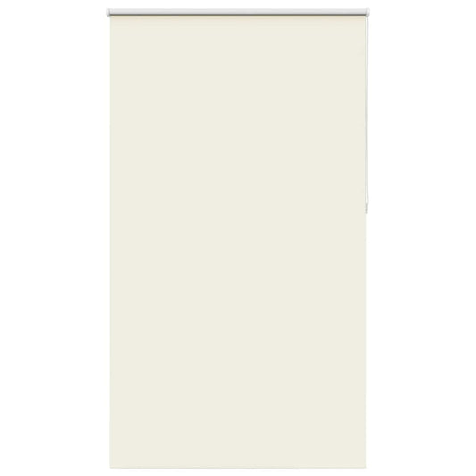 Roller Blind Blackout Off White 125x230 cm Fabric Width 121.6 cm Polyester